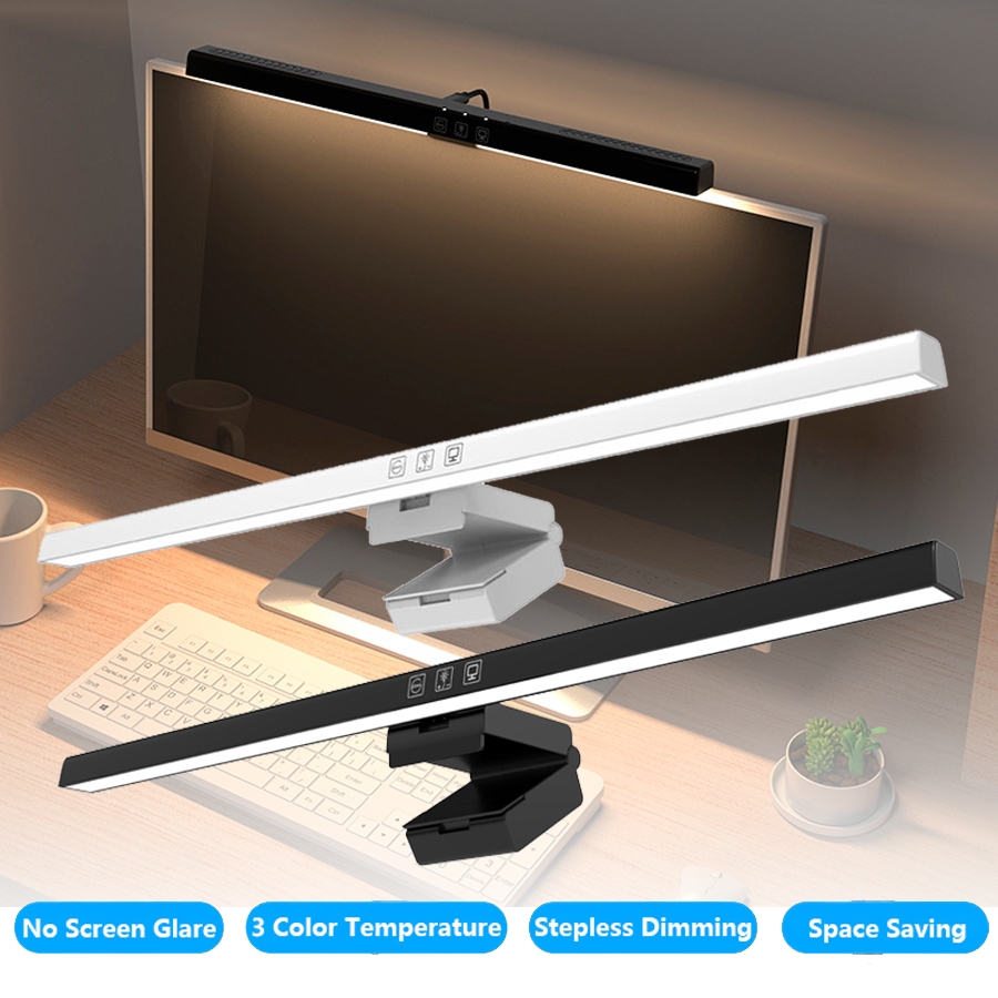 Led Desk Light Usb - 50 ซม.จอคอมพิวเตอร์ Light Bar หน้าจอแขวน Stepless