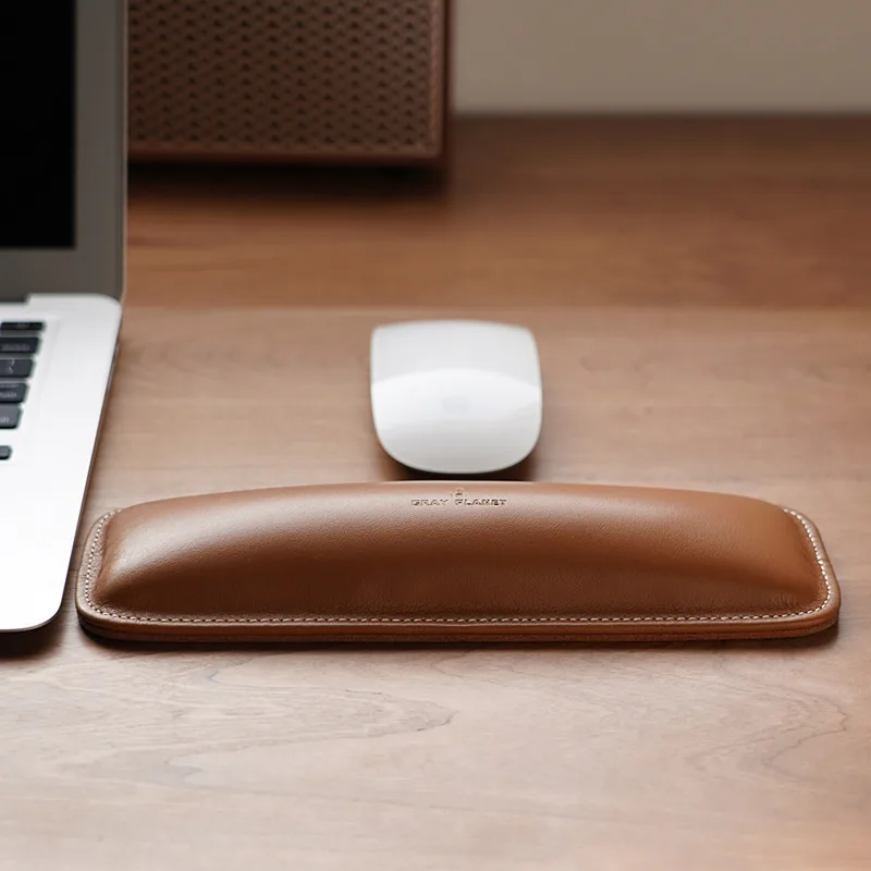 Ergonomic Desk Setup Keyboard - ของแท้หนัง REST Top-Grain หนังคีย์บอร์ดเบาะ Universal Office