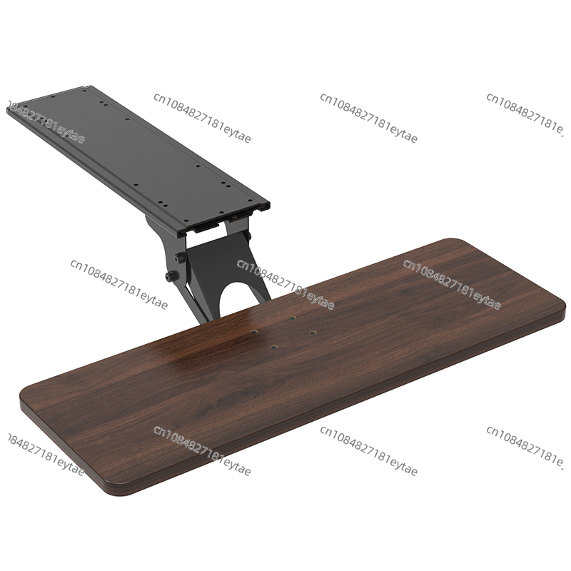 Ergonomic Desk Setup Keyboard - ถาดวางคีย์บอร์ดใต้โต๊ะแบบ Ergonomic พร้อมแผ่นรองเมาส์แบบหมุนได้ ลิ้นชักเลื่อนปรับได้สำหรับคอมพิวเตอร์ แล็ปท็อป และการตั้งค่าเกม
