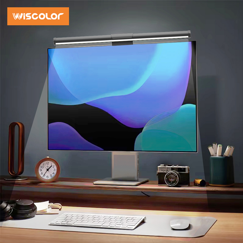 Led Desk Light Usb - Wiscolor LED หน้าจอแขวน Light Bar LCD