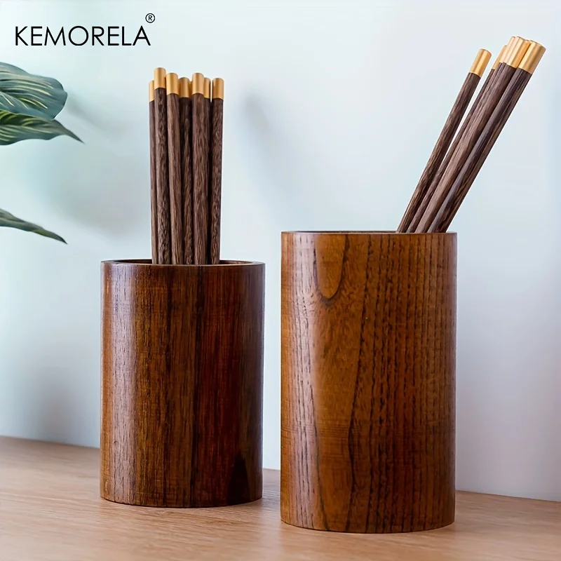Drawer Organizer Bamboo - ที่วางตะเกียบไม้ 1 ชิ้น - ที่เก็บอุปกรณ์ทำครัวไม้ไผ่สำหรับลิ้นชัก ที่วางอุปกรณ์บนเคาน์เตอร์ครัว