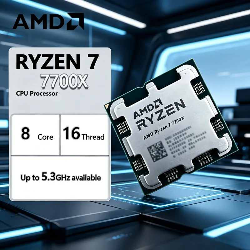 Amd Cpu Ryzen 7 - ซีพียูเกมมิ่งระดับไฮเอนด์ AMD Ryzen 7 7700X ซ็อกเก็ต