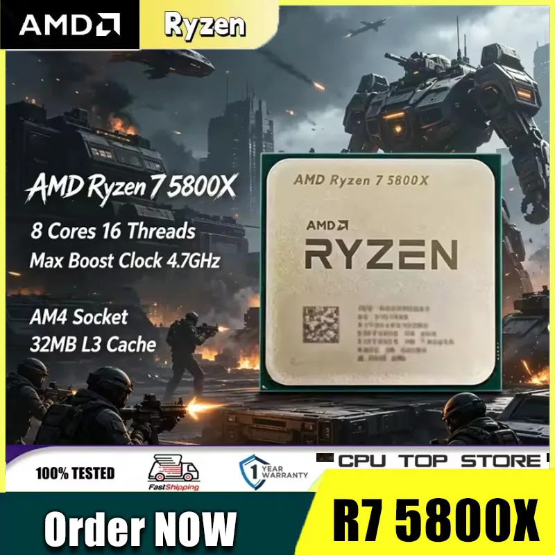ซีพียู AMD Ryzen 7 5800X แบบ T - Amd Cpu Ryzen 7 บทวิจารณ์และราคา