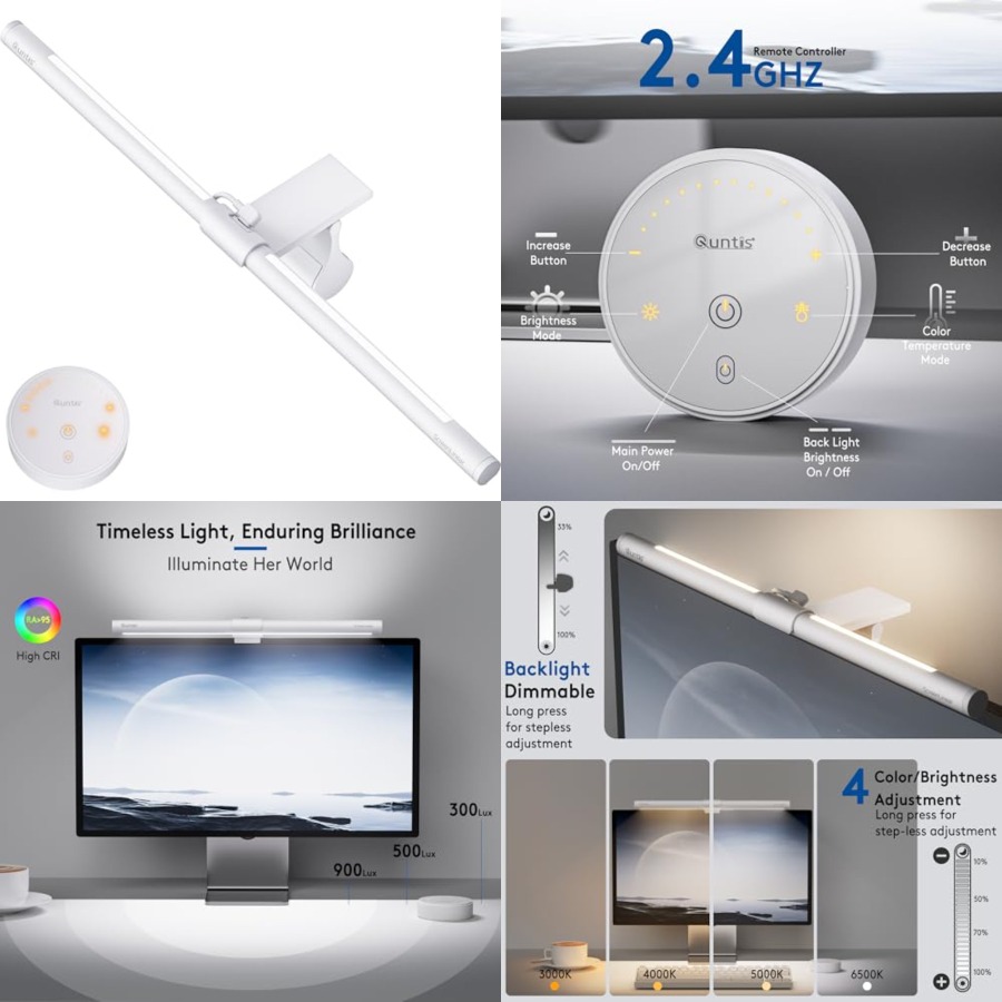 แถบไฟมอนิเตอร์พร้อมรีโมท, ถนอม - Setup Desk Monitor บทวิจารณ์และราคา