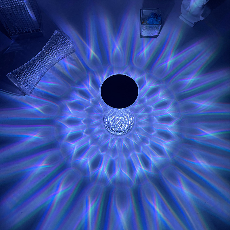 โคมไฟตั้งโต๊ะคริสตัลอะคริลิคตก - Led Desk Light Usb บทวิจารณ์และราคา