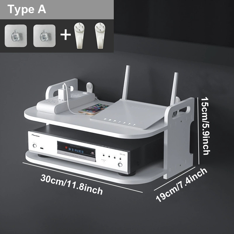 ชั้นวางติดผนังสำหรับจัดเก็บสาย - Desk Setup Room บทวิจารณ์และราคา