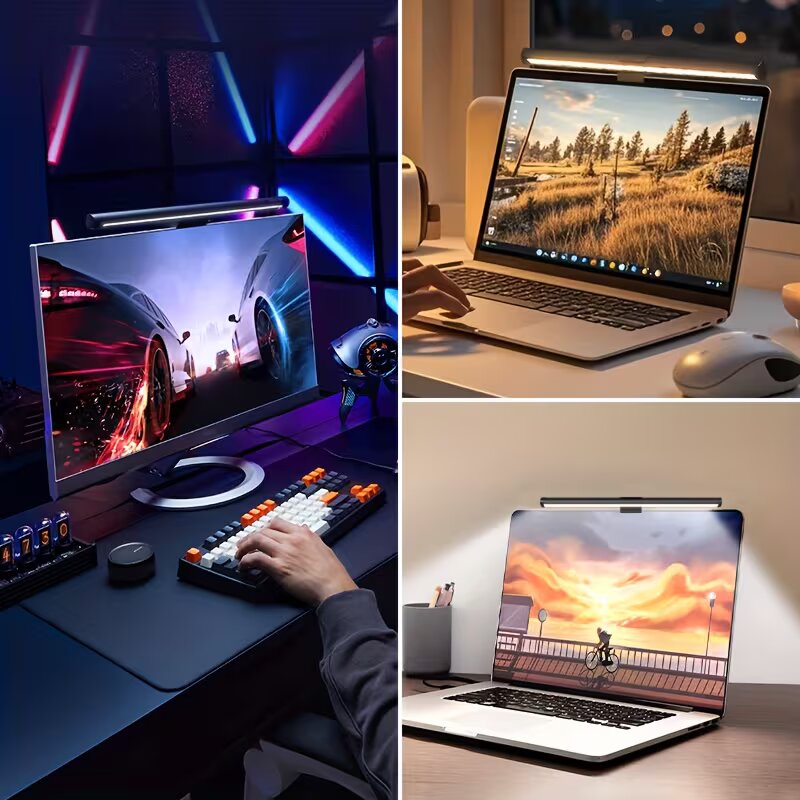 แถบแสงสำหรับจอภาพเปลี่ยนสี RGB - Led Desk Light Usb บทวิจารณ์และราคา