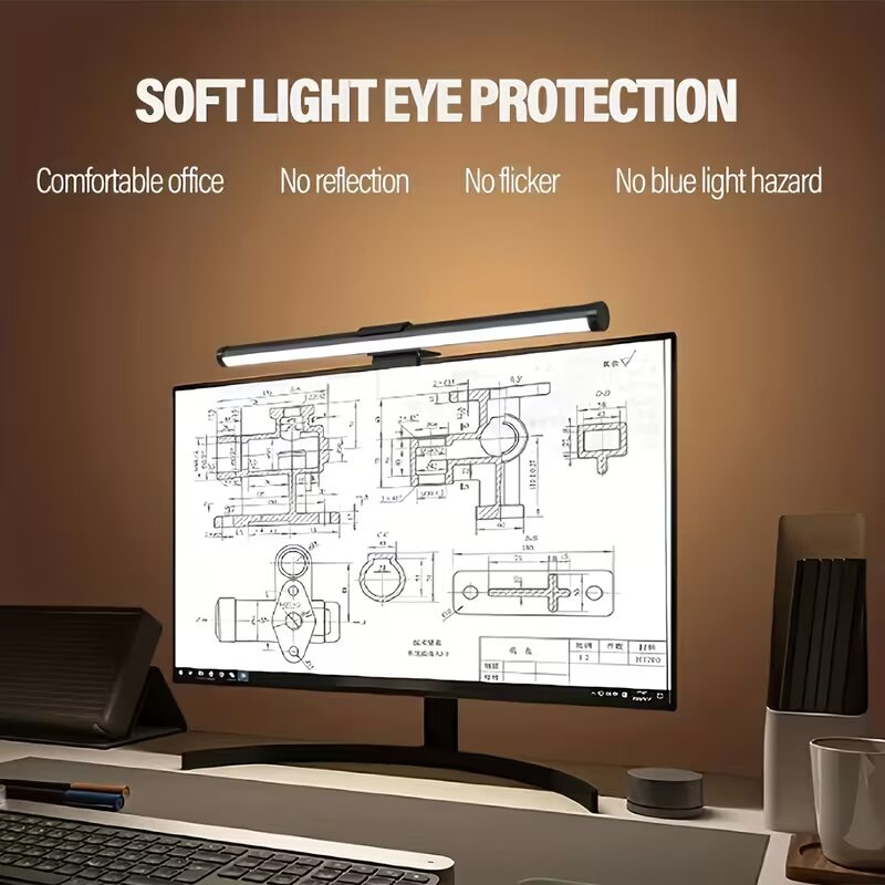 แถบแสงสำหรับจอภาพเปลี่ยนสี RGB - Led Desk Light Usb บทวิจารณ์และราคา