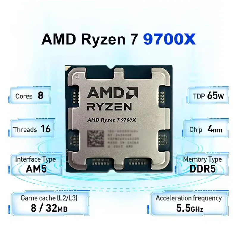 ซีพียู AMD Ryzen 7 9700X ความเ - Amd Cpu Ryzen 7 บทวิจารณ์และราคา