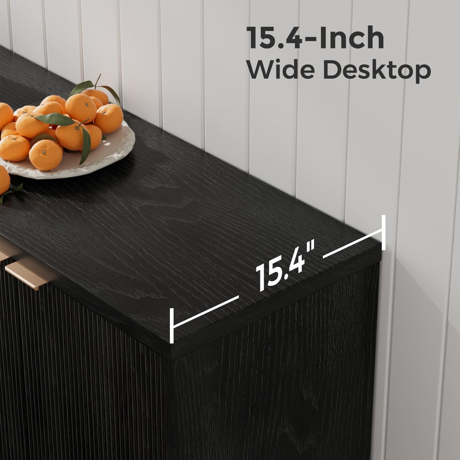 ตู้บุฟเฟ่ต์ลายลูกฟูกพร้อมที่เก - Desk Setup Room บทวิจารณ์และราคา