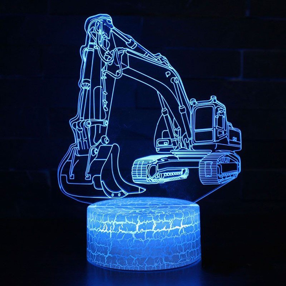 ชุดรูปแบบการก่อสร้างรถขุดติดตั - Desk Setup Kids บทวิจารณ์และราคา