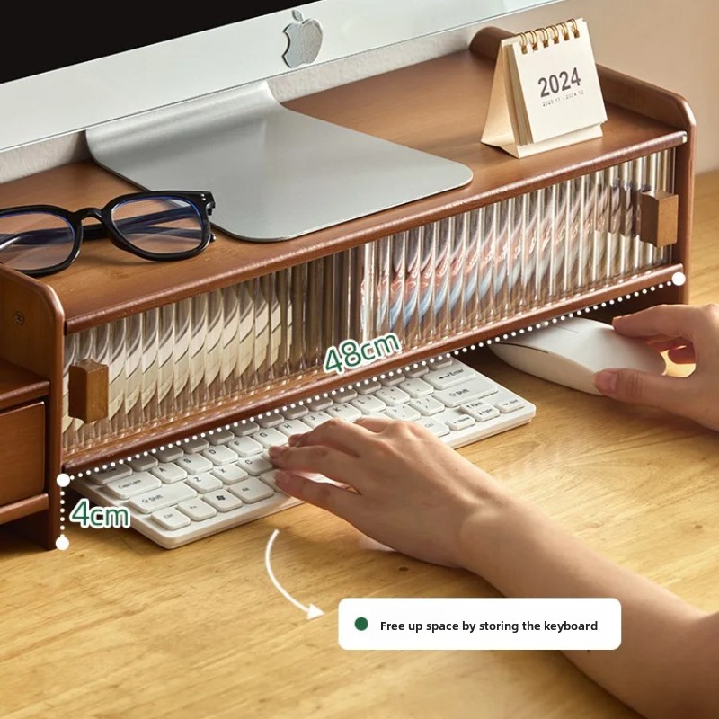 ‌ ขาตั้งจอคอมพิวเตอร์พร้อมลิ้น - Drawer Organizer Bamboo บทวิจารณ์และราคา