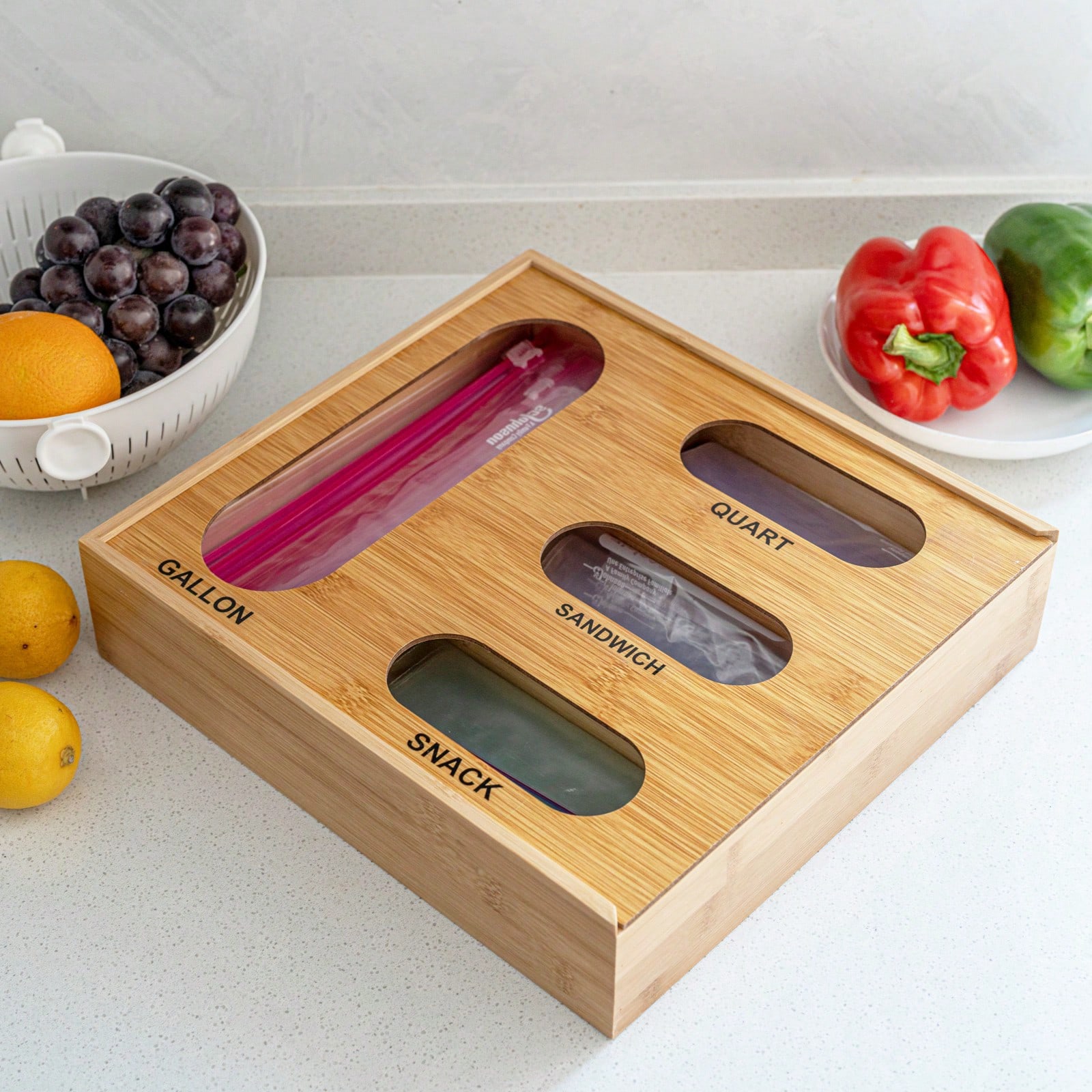 กล่องจัดระเบียบลิ้นชักครัวแบบซ - Drawer Organizer Bamboo บทวิจารณ์และราคา