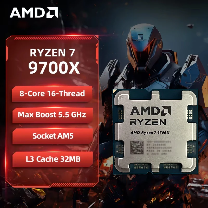 AMD Ryzen 7 9700X AMD R7 9700X - Amd Cpu Ryzen 7 บทวิจารณ์และราคา