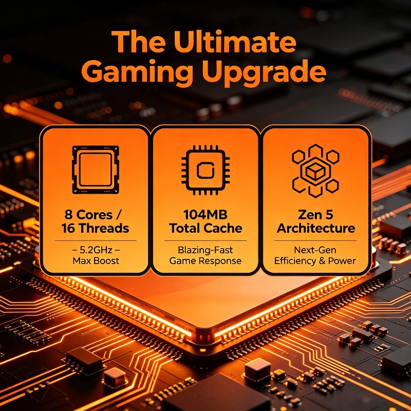 AMD Ryzen 7 9800X3D 8C 16T OC  - Amd Cpu Ryzen 7 บทวิจารณ์และราคา