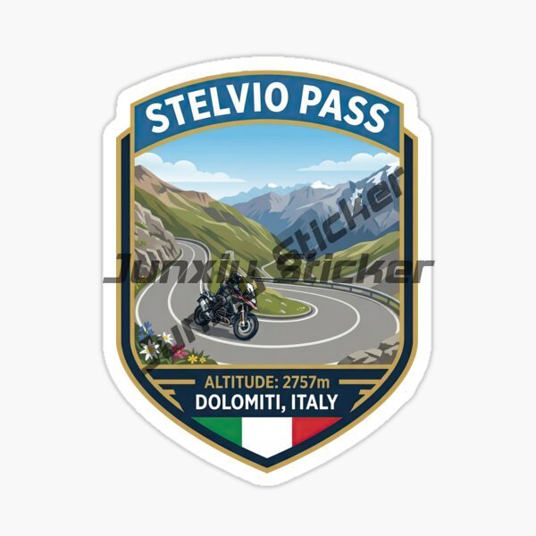 STELVIO PASS ITALIA สติ๊กเกอร์ - Desk Setup Room บทวิจารณ์และราคา