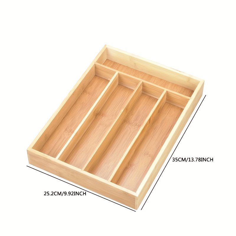 ที่จัดระเบียบลิ้นชักครัวไม้ไผ่ - Drawer Organizer Bamboo บทวิจารณ์และราคา