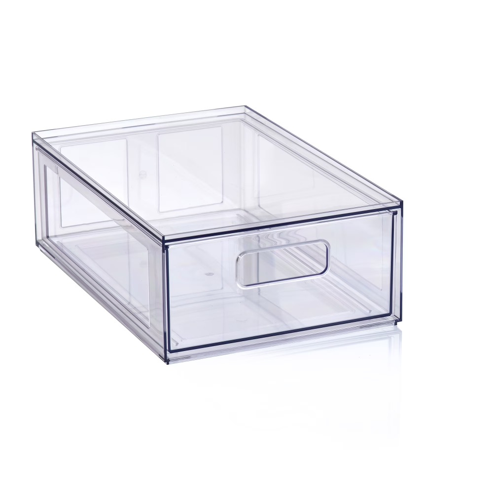 ลิ้นชักพลาสติกใสแบบดึงออกได้สำ - Drawer Organizer Bamboo บทวิจารณ์และราคา