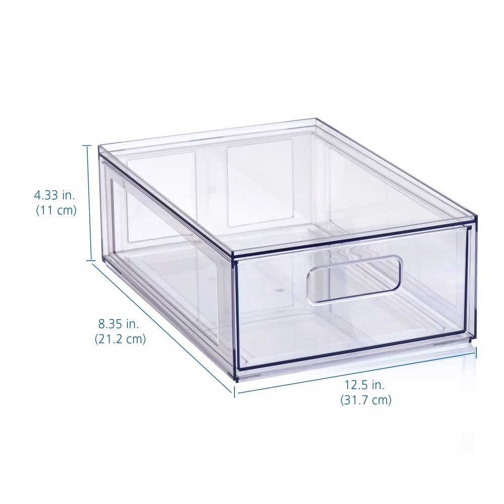 ลิ้นชักพลาสติกใสแบบดึงออกได้สำ - Drawer Organizer Bamboo บทวิจารณ์และราคา