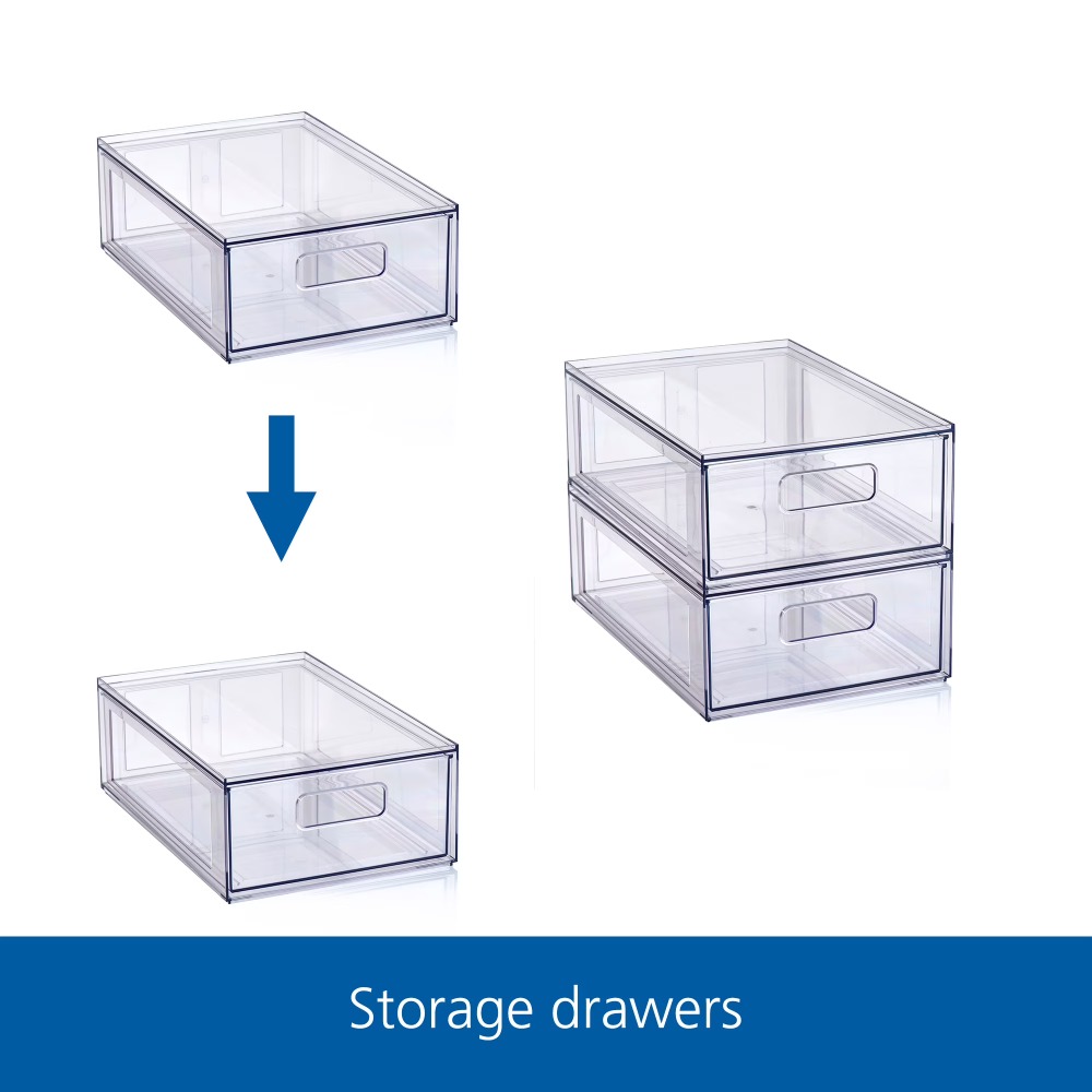 ลิ้นชักพลาสติกใสแบบดึงออกได้สำ - Drawer Organizer Bamboo บทวิจารณ์และราคา