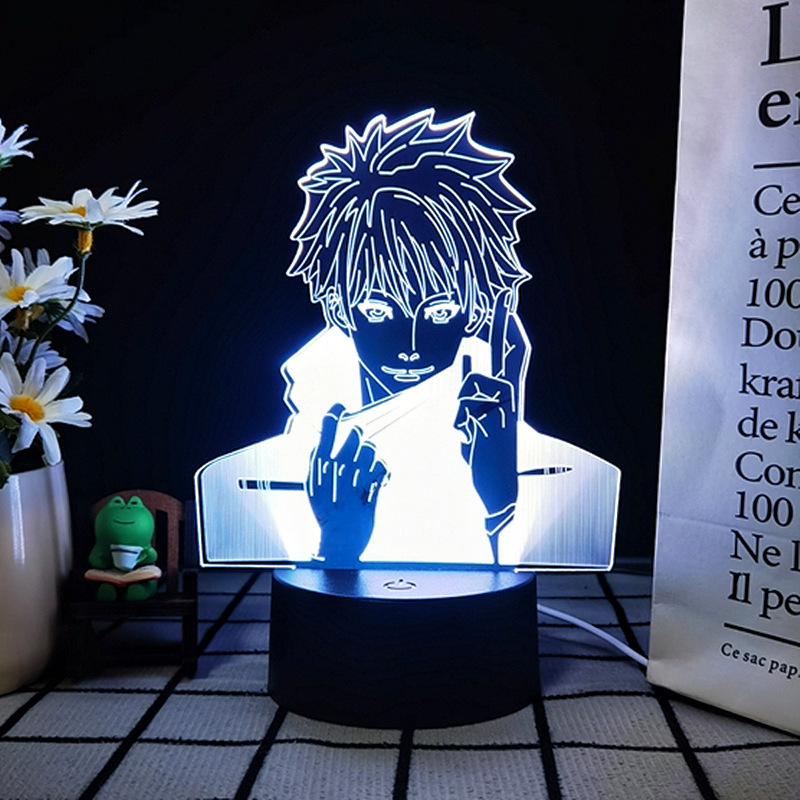 ไฟกลางคืนอนิเมะ 3 มิติ จูจุตสึ - Led Desk Light Usb บทวิจารณ์และราคา