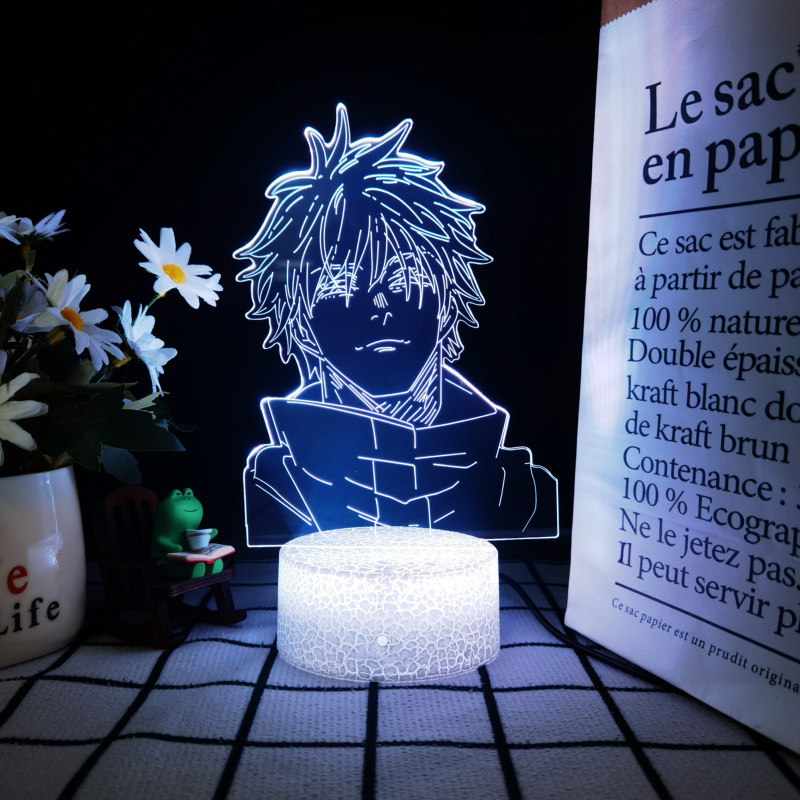 ไฟกลางคืนอนิเมะ 3 มิติ จูจุตสึ - Led Desk Light Usb บทวิจารณ์และราคา