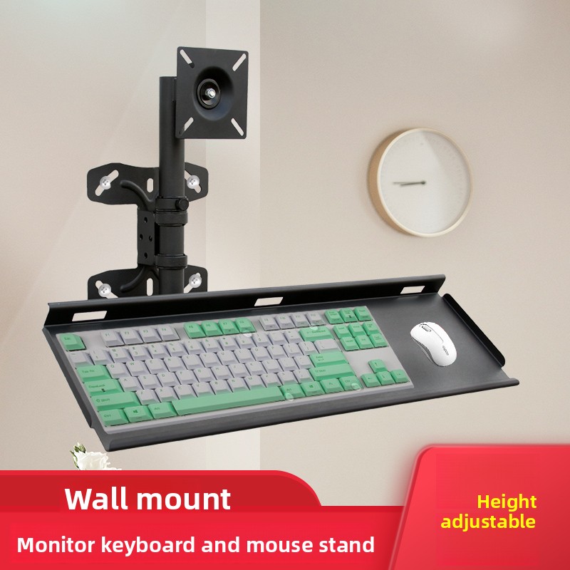ถาดวางคีย์บอร์ดติดผนังแบบปรับไ - Ergonomic Desk Setup Keyboard บทวิจารณ์และราคา