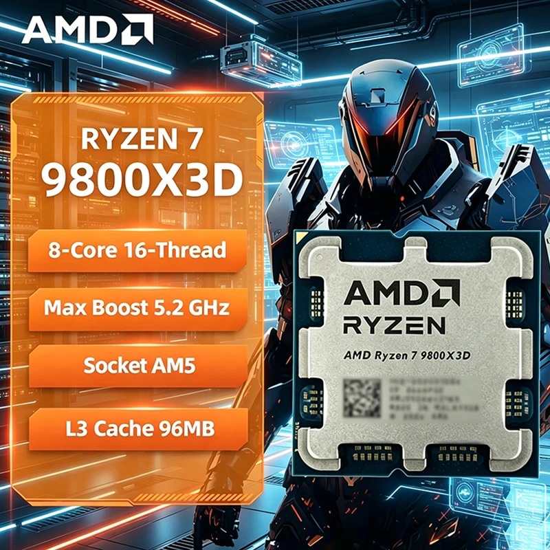 AMD Ryzen 7 9800X3D ซีพียูสำหร - Amd Cpu Ryzen 7 บทวิจารณ์และราคา