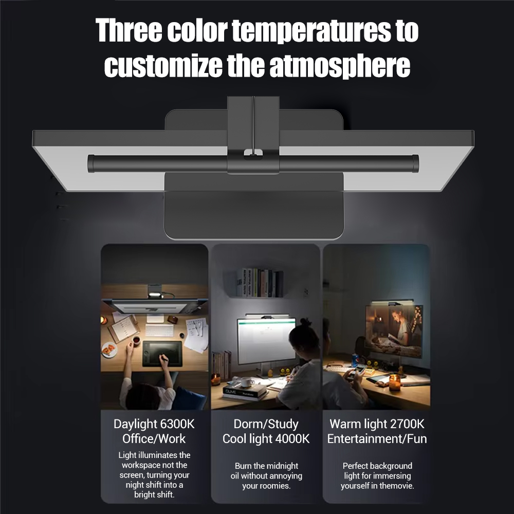 Wiscolor LED หน้าจอแขวน Light  - Led Desk Light Usb บทวิจารณ์และราคา