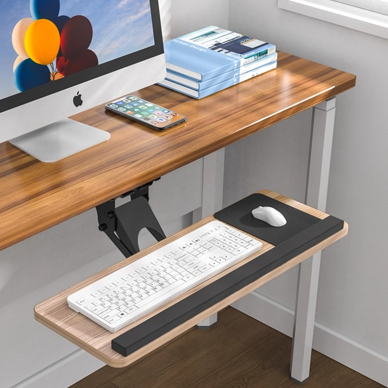 ถาดวางคีย์บอร์ดใต้โต๊ะแบบ Ergo - Ergonomic Desk Setup Keyboard บทวิจารณ์และราคา