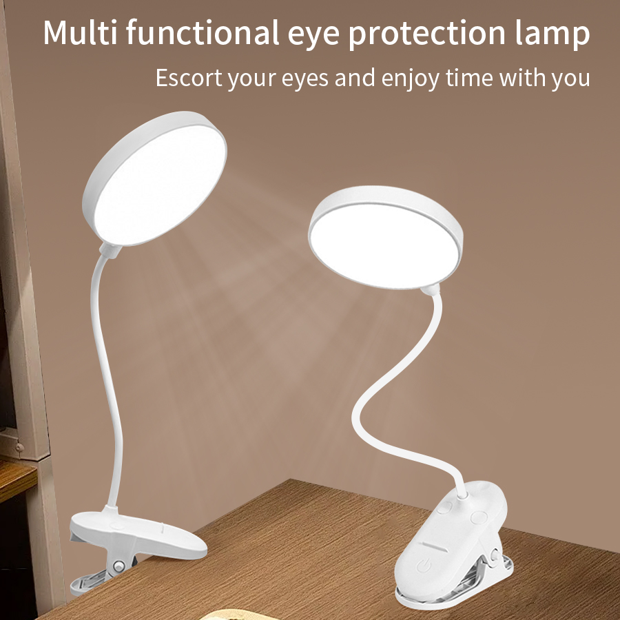 โคมไฟตั้งโต๊ะแบบหนีบ LED 360 ° - Led Desk Light Usb บทวิจารณ์และราคา