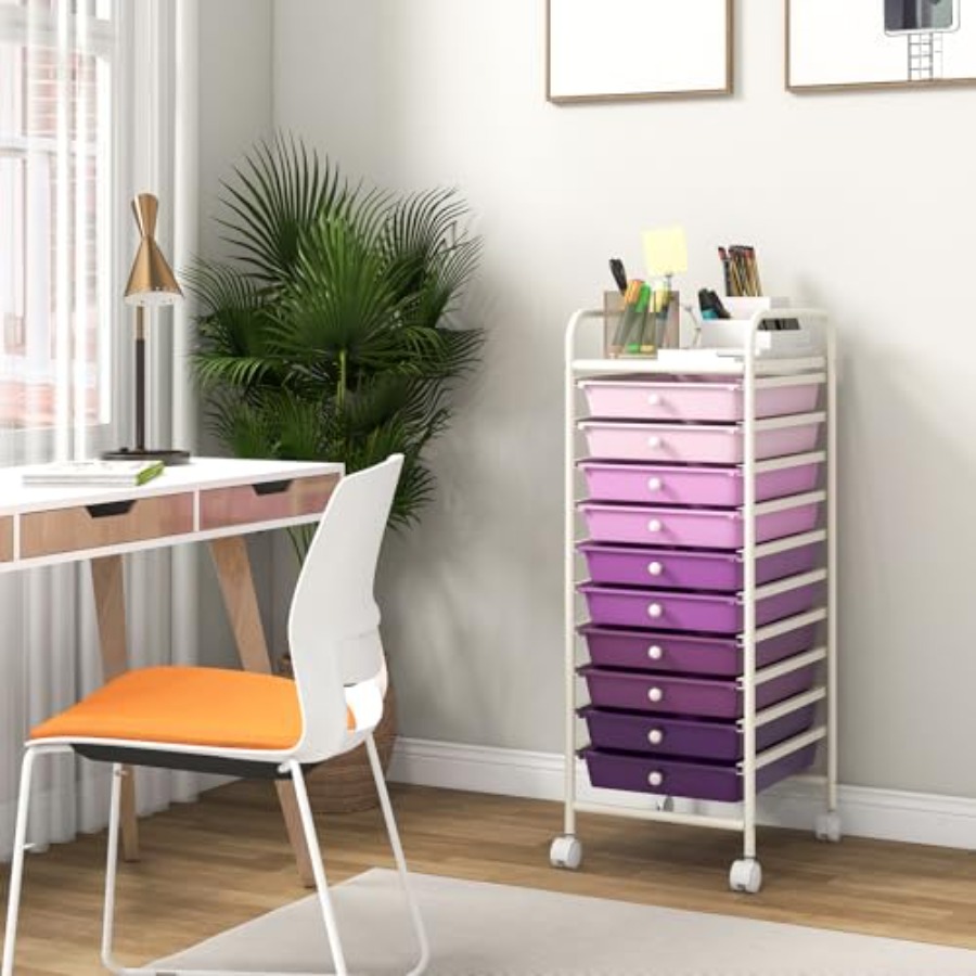 รถเข็นเก็บของ, รถเข็นอเนกประสง - Drawer Organizer Bamboo บทวิจารณ์และราคา
