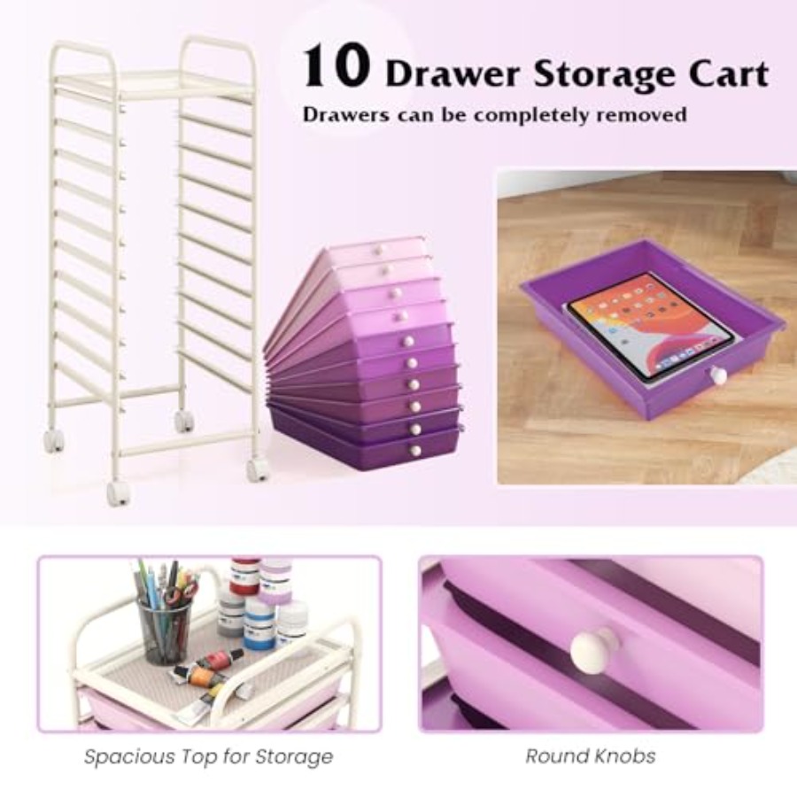รถเข็นเก็บของ, รถเข็นอเนกประสง - Drawer Organizer Bamboo บทวิจารณ์และราคา