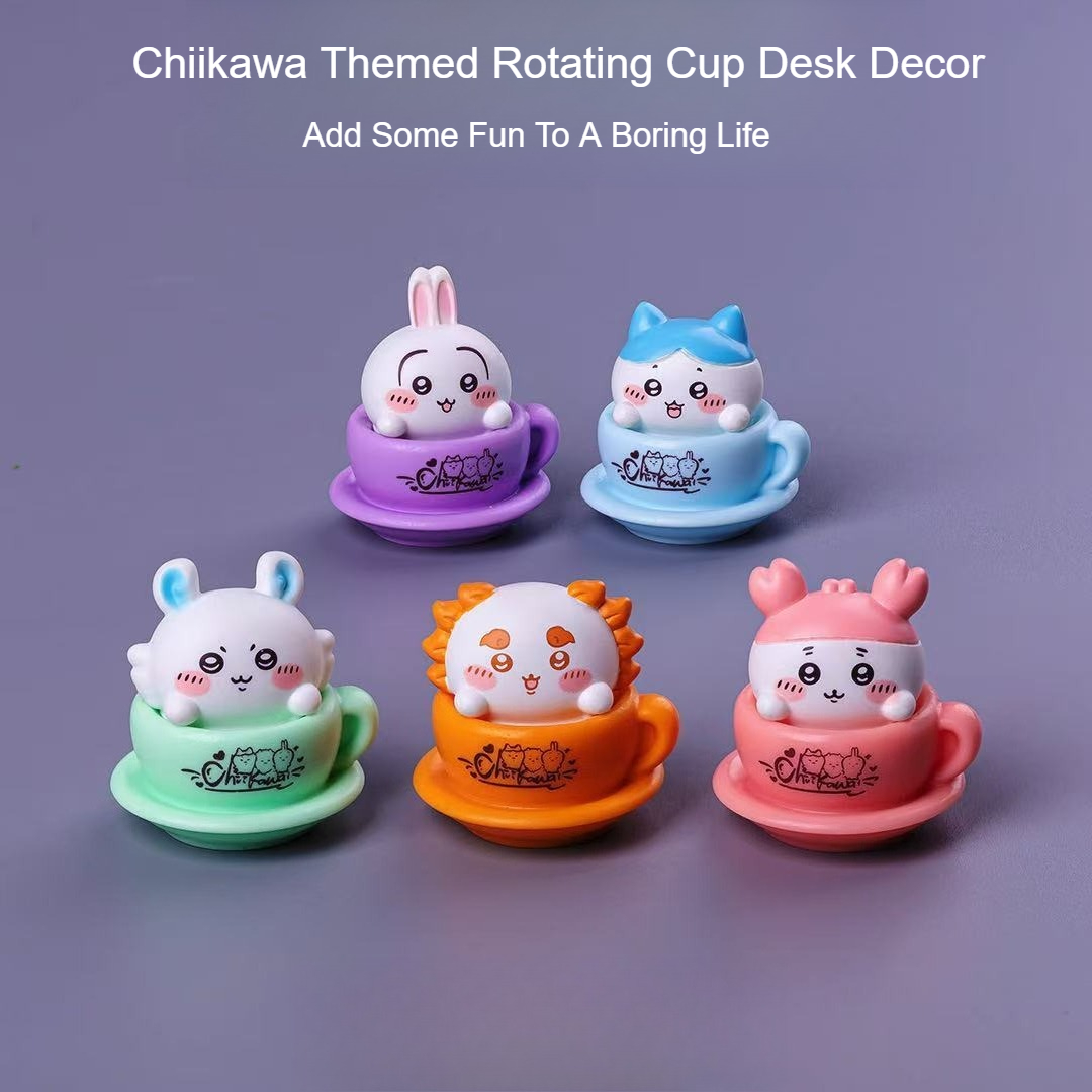 ฟิกเกอร์แก้วหมุนชิคคาวะ น่ารัก - Desk Setup Room บทวิจารณ์และราคา