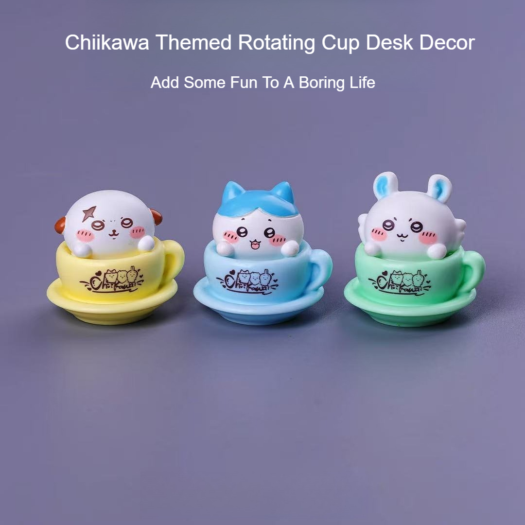ฟิกเกอร์แก้วหมุนชิคคาวะ น่ารัก - Desk Setup Room บทวิจารณ์และราคา
