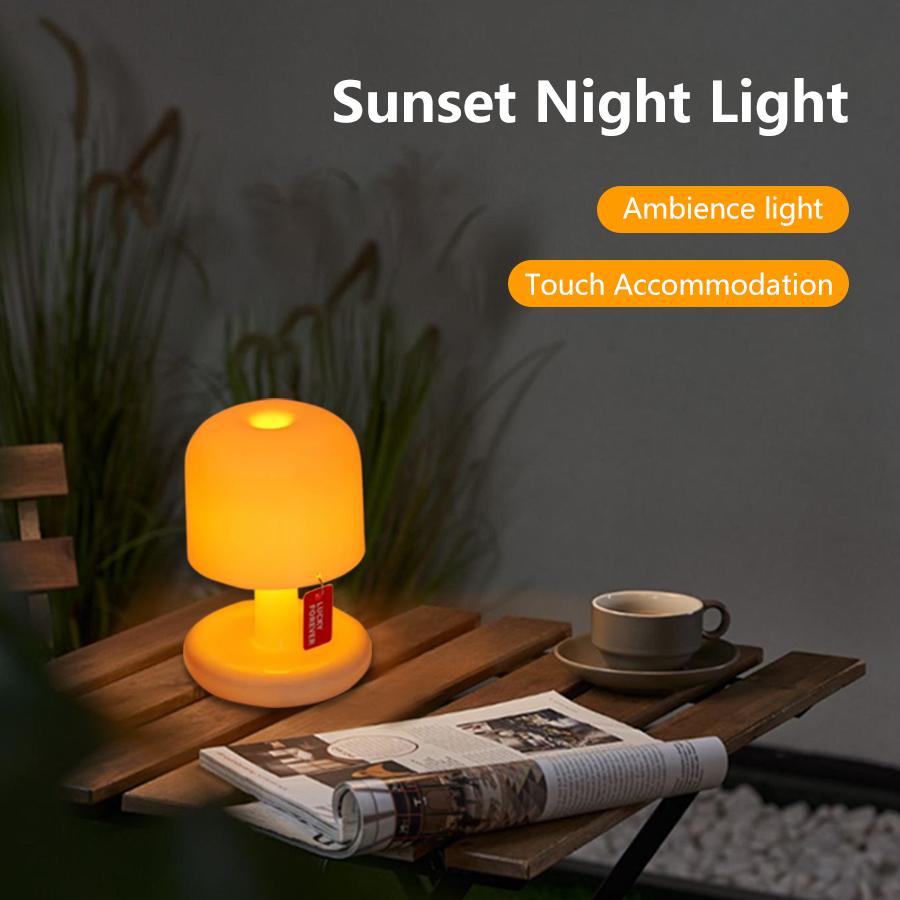 โคมไฟพระอาทิตย์ตกแบบมินิ ไฟกลา - Led Desk Light Usb บทวิจารณ์และราคา